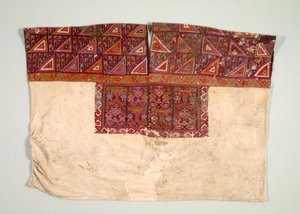 Koszula-tunika z karczkiem z tkaniny gobelinowej, 650-850. autorstwa Unbekannt