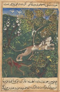 Tuti-Nama Opowieści papugi: Opowieść XXIX, c. 1560. autorstwa Unbekannt