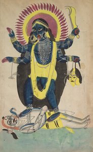 Dwa aspekty Kali, c. 1880 - 1890. autorstwa Unbekannt