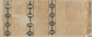 Dwa fragmenty szalika lub nakrycia głowy, 1300s. autorstwa Unbekannt
