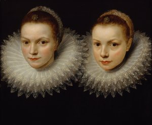 Dwie siostry, 1610-1615. autorstwa Unbekannt