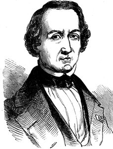UJJ Leverrier, francuski astronom, który obliczył pozycję planety Neptun w 1846 1847 autorstwa Unbekannt