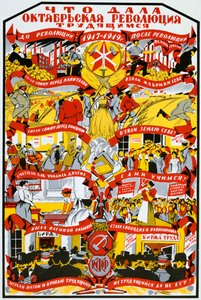 Plakat ZSRR, 1919