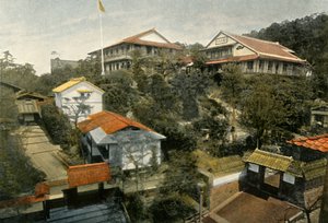 Un Hotel A Kioto, Hotel w Kioto, 1900. autorstwa Unbekannt