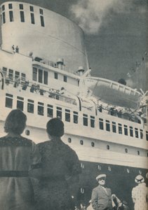 Powszechny podziw wzbudził wspaniały występ Bremy, 1936 autorstwa Unbekannt