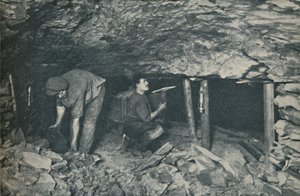 Nieświadomy bohaterowie, którzy trudzą się w niebezpieczeństwie, ok. 1935 r. autorstwa Unbekannt