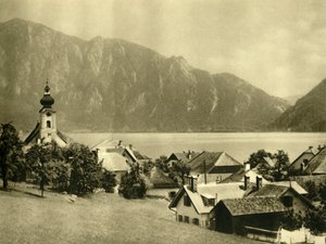 Unterach am Attersee, Górna Austria, ok. 1935. autorstwa Unbekannt