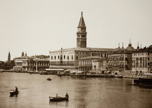 Bez tytułu 99, c. 1890. [Pałac Dożów i Canal Grande, Wenecja]. autorstwa Unbekannt