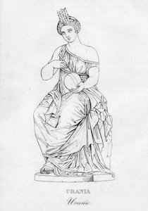 Urania Uranie, c1850 autorstwa Unbekannt