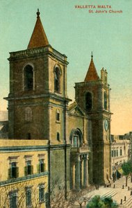 Valletta Malta - Kościół św. Jana, c1918-c1939. autorstwa Unbekannt