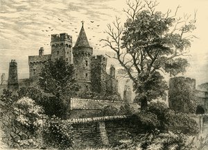 Zamek Vanbrugh, ok. 1878 r. autorstwa Unbekannt