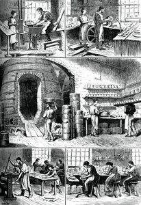 Różne procesy garncarskie, c1880 autorstwa Unbekannt