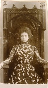 Vera Komissarzhevskaya, rosyjska aktorka, 1900 autorstwa Unbekannt