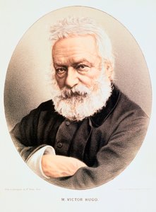 Victor Hugo, francuski poeta, dramaturg i powieściopisarz, ok. 1880 r. autorstwa Unbekannt