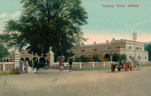Victoria Hotel Ambala, ok. 1900 autorstwa Unbekannt