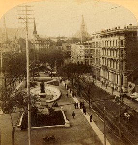 Plac Wiktorii, Montreal, Kanada, 1904 r. autorstwa Unbekannt
