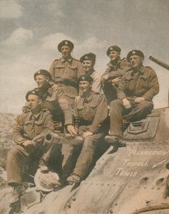 Zwycięzcy linii Mareth, 1943 autorstwa Unbekannt
