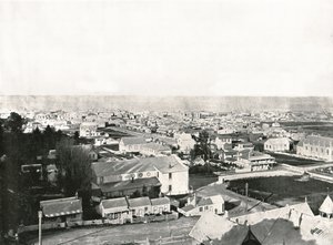 Widok z Milton Road, Napier, Nowa Zelandia, 1895. autorstwa Unbekannt