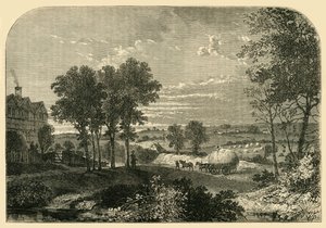 Widok z Moll Kings House, Hampstead, 1760, c1876. autorstwa Unbekannt
