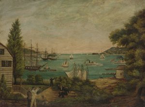 Widok ze Staten Island, ca. 1855. autorstwa Unbekannt