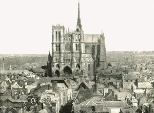 Widok z dzwonnicy, Amiens, Francja, 1895. autorstwa Unbekannt