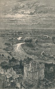 Widok z Okrągłej Wieży, 1895 autorstwa Unbekannt