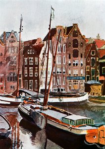 Widok Amsterdamu, 1907 1911-1912 autorstwa Unbekannt