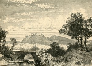 Widok na Ateny, 1890 r. autorstwa Unbekannt