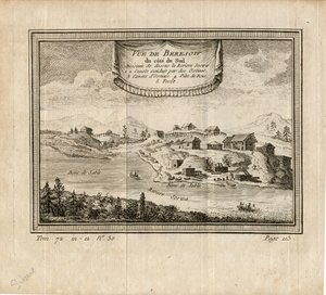 Widok Bieriezowa, ok. godz. 1750 autorstwa Unbekannt