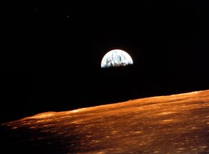 Widok Ziemi z Apollo 10 krążącego wokół Księżyca, 1969 autorstwa Unbekannt