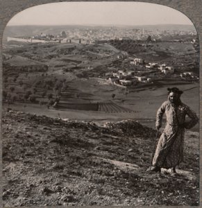 Widok Jerozolimy z Góry Skopus, ok. 1900 autorstwa Unbekannt