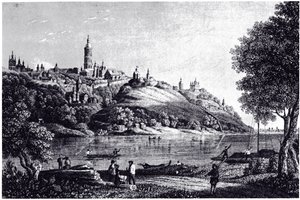 Widok na Kijów, 1835 autorstwa Unbekannt