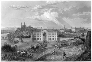 Widok Lucknow, Indie, ok. 1860 r. autorstwa Unbekannt