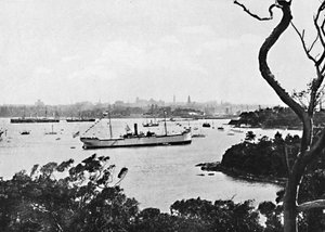 Widok na port w Sydney z North Shore, nr 2, ok. 1900. autorstwa Unbekannt