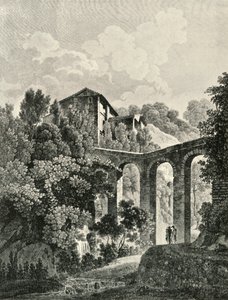 Widok na akwedukt w pobliżu Alhambry, XIX w., 1907 r. autorstwa Unbekannt