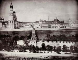 Widok Kremla Moskiewskiego, Rosja, c1870-c1875 autorstwa Unbekannt