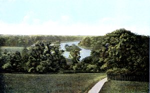 Widok na Tamizę z Richmond Hill, Londyn, XX wiek autorstwa Unbekannt