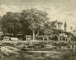 Widok na Deltę Nilu, 1890. autorstwa Unbekannt