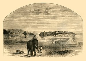 Widok na Indus, 1890. autorstwa Unbekannt