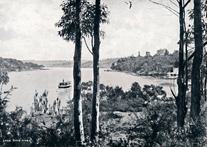 Widok na rzekę Lane Cove, ok. 1900. autorstwa Unbekannt