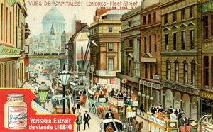 Widoki stolic: Fleet Street, Londyn, ok. 1900 autorstwa Unbekannt