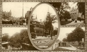 Widoki Ealing, zachodni Londyn, 1917. autorstwa Unbekannt