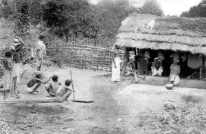 Wioska wyrzutków robi zakupy w południowych Indiach, 1926 autorstwa Unbekannt