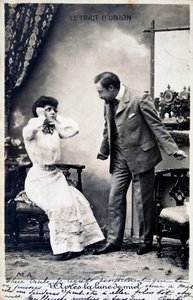 Archiwalna francuska pocztówka, c1900 autorstwa Unbekannt