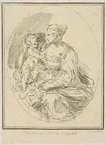 Dziewica z Dzieciątkiem, 1775. autorstwa Unbekannt