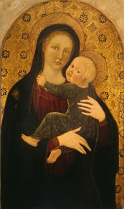 Dziewica z Dzieciątkiem, ok. 1450. autorstwa Unbekannt