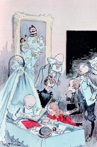 Wizja rodziny intelektualnej w latach 50., 1883 autorstwa Unbekannt