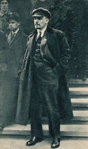 Władimir Ilich Lenin, rosyjski przywódca bolszewików, Moskwa, Rosja, 1 maja 1919 autorstwa Unbekannt