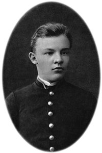 Władimir Uljanow Lenin jako uczeń gimnazjum, Simbirsk, Rosja, 1879 autorstwa Unbekannt