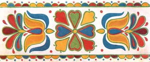 Dekoracja ścienna, Morawy, Czechosłowacja, 1928. autorstwa Unbekannt